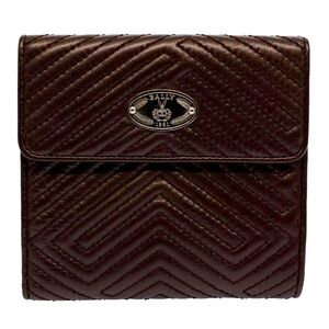 Bally Brown Quilted Women's Wallet